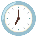 Seven O’clock emoji on Google