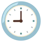 Nine O’clock emoji on Google