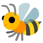 Emoji Abeja en Google