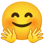 Emoji Abrazo en Android