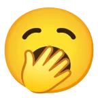 Emoji Aburrido en Google