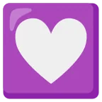 Emoji Adorno de corazón en Google