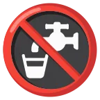 Non-Potable Water emoji on Google