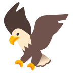 Eagle emoji on Google