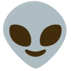 Emoji Alien en Google