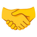 Handshake emoji on Google
