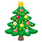 Christmas Tree emoji on Google
