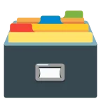Card File Box emoji on Google