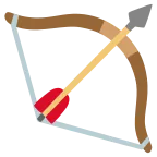Bow and Arrow emoji on Google