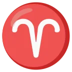 Emoji Aries en Google