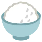 Emoji Arroz cocido en Google