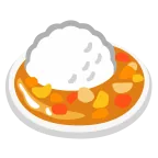 Curry Rice emoji on Google