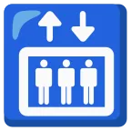 Emoji Ascensor en Google