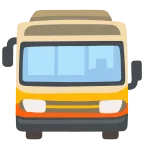 Oncoming Bus emoji on Google