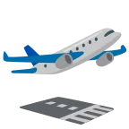 Airplane Departure emoji on Google