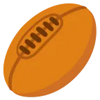 Emoji Balón de rugby en Google