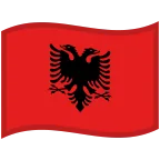 Albania Flag emoji on Google