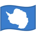 Emoji Bandera de Antártida en Google
