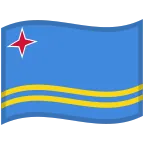 Emoji Bandera de Aruba en Google