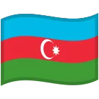 Emoji Bandera de Azerbaiyán en Google