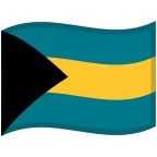 Emoji Bandera de Bahamas en Google