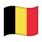 Emoji Bandera de Bélgica en Google