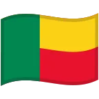Emoji Bandera de Benín en Google