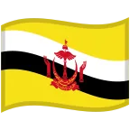 Emoji Bandera de Brunéi en Google