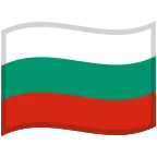 Emoji Bandera de Bulgaria en Google