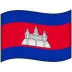 Emoji Bandera de Camboya en Google