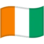 Emoji Bandera de Côte d’Ivoire en Google
