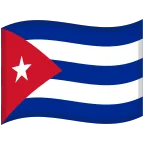 Emoji Bandera de Cuba en Google