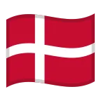 Denmark Flag emoji on Google