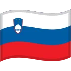 Emoji Bandera de Eslovenia en Google