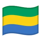 Gabon Flag emoji on Google