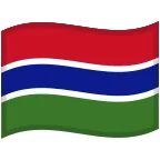 Emoji Bandera de Gambia en Google