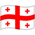 Emoji Bandera de Georgia en Google