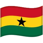 Ghana Flag emoji on Google