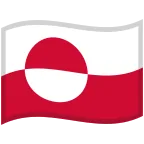 Emoji Bandera de Groenlandia en Google