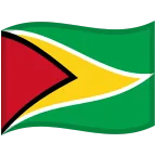 Emoji Bandera de Guyana en Google