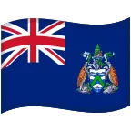 Emoji Bandera de Isla de la Ascensión en Google