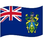 Emoji Bandera de Islas Pitcairn en Google