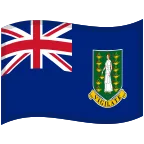 Emoji Bandera de Islas Vírgenes Británicas en Google