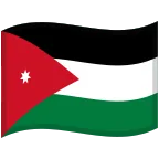 Emoji Bandera de Jordania en Google