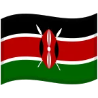Emoji Bandera de Kenia en Google