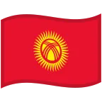 Emoji Bandera de Kirguistán en Google