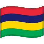 Mauritius Flag emoji on Google
