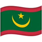 Emoji Bandera de Mauritania en Google