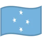 Emoji Bandera de Micronesia en Google