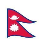 Emoji Bandera de Nepal en Google